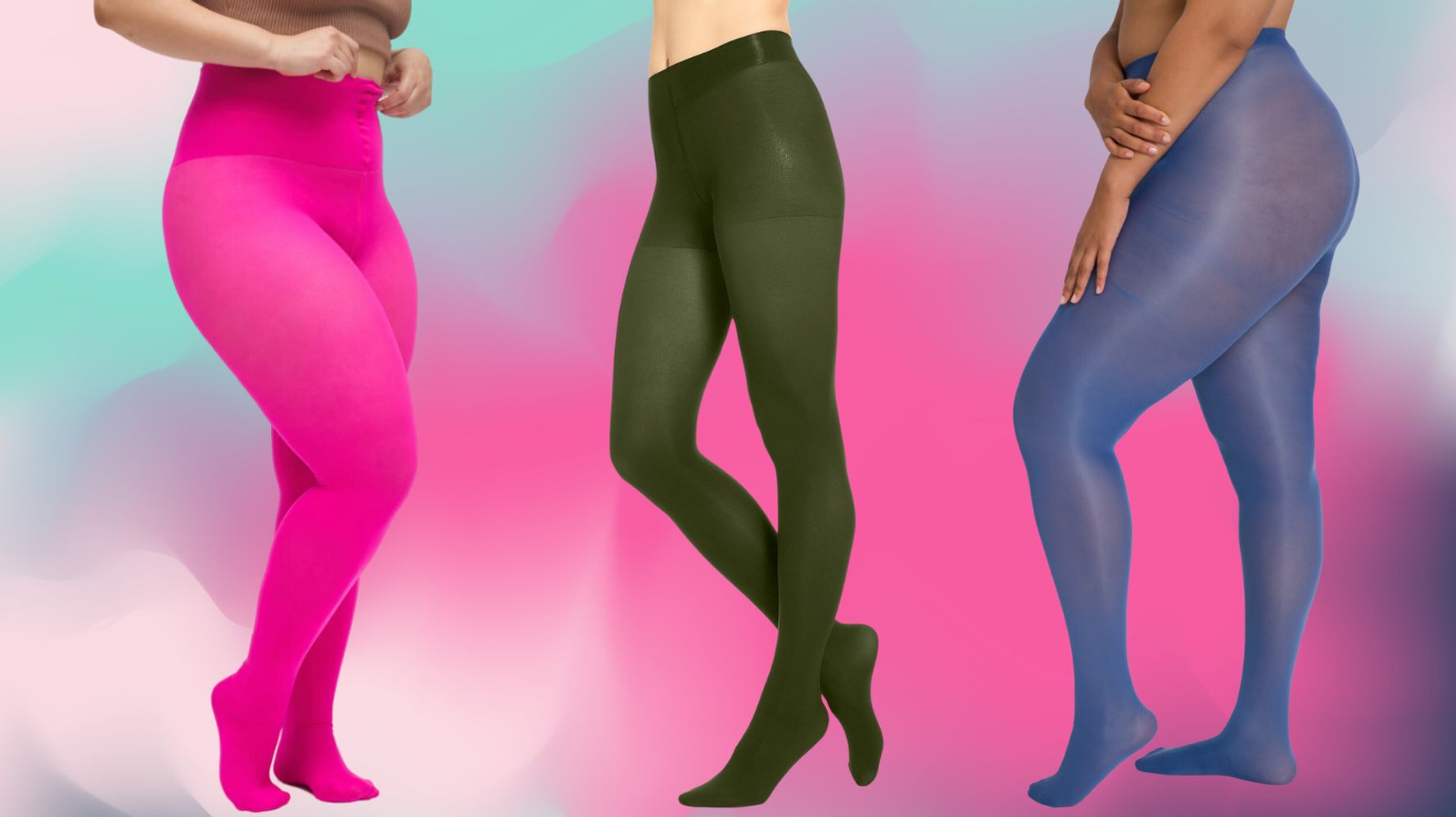 Colorful Winter Tights For Women