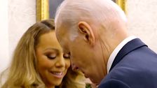 Joe Biden Meets Mariah Carey At White House And Makes A Big Production Out Of It