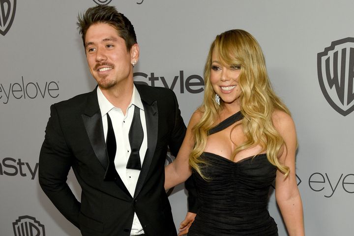 Bryan Tanaka (left) first worked with Mariah Carey professionally as a dancer on a tour in 2006. He later took on a new role as the singer's creative director.