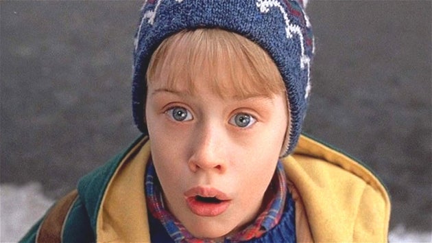 Macaulay Culkin as the iconic Kevin in Home Alone.