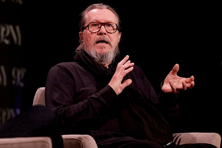 Gary Oldman during an interview for the new series of Slow Horses