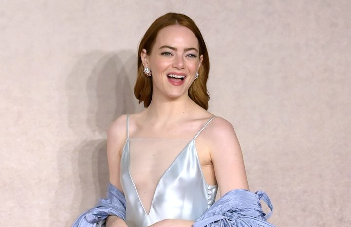 Emma Stone at a London screening of Poor Things earlier this month