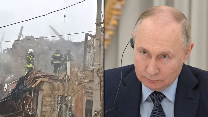 Russia has unleashed what Ukraine has called its largest aerial attack since the war began