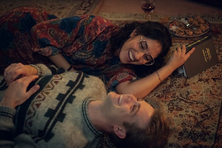 Ambika Mod and Leo Woodall in Netflix's One Day