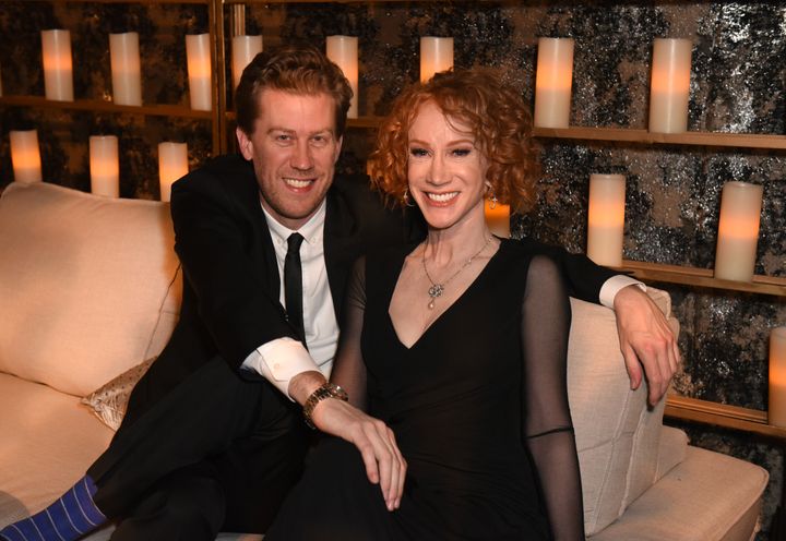 Randy Bick and Kathy Griffin in 2019.