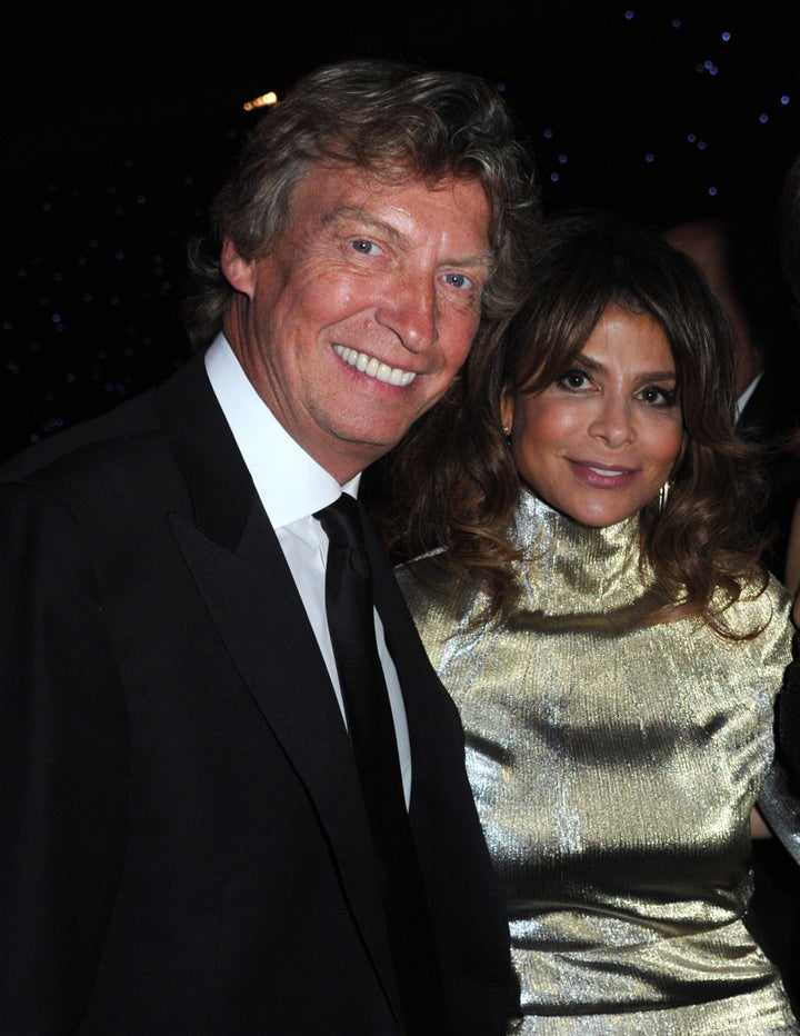 Lythgoe and Abdul at the Primetime Emmy Awards in Los Angeles in 2013.