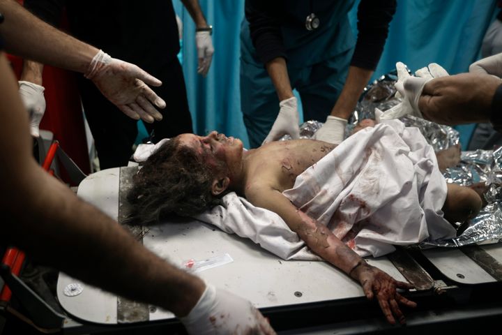Νοσοκομείο Νάσες, Χαν Γιουνίς, Λωρίδα της Γάζας- 31 Δεκεμβρίου 2023. 