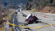 Powerful Earthquakes Leave At Least 48 Dead, Destroy Buildings In Western Japan Powerful Earthquakes Leave At Least 48 Dead, Destroy Buildings In Western Japan