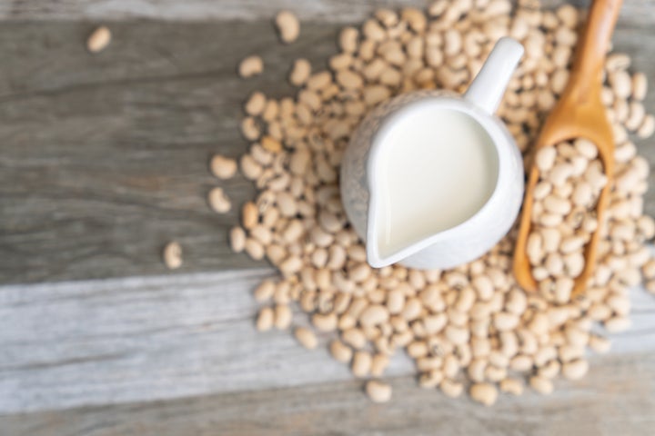 Soy milk is a source of isoflavones, "a flavonoid that is special to soy that has a multitude of health benefits, especially for women,” Ruhs said.