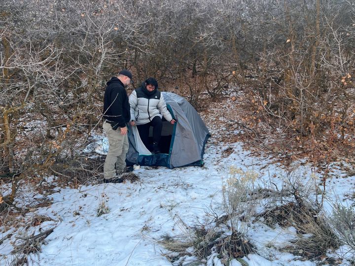 Kai Zhuang was tracked to a tent pitched in a mountainous area about 25 miles from his host family's home in Riverdale.