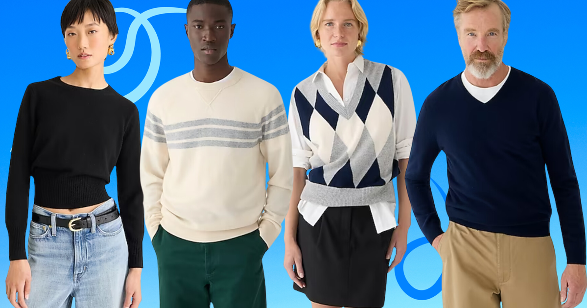 NextImg:Hurry: J.Crew Has Cashmere Sweaters For Men And Women For Up To 50% Off