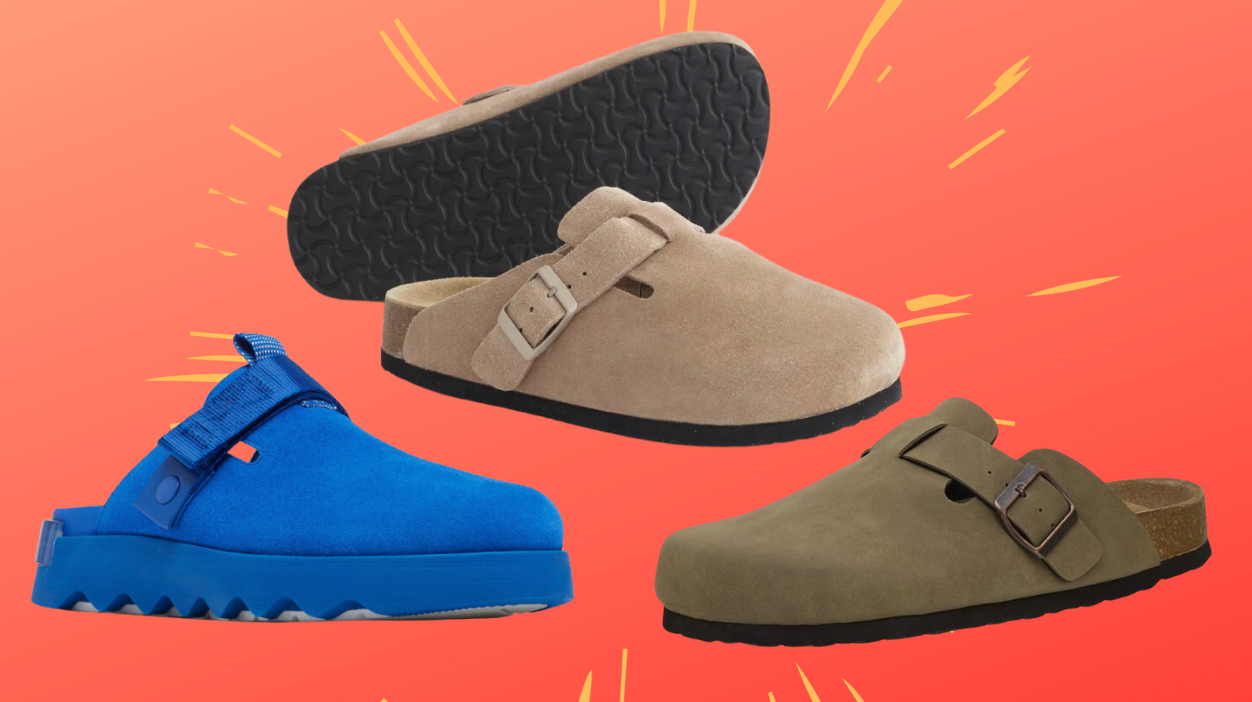 Birkenstock look alike clogs 2025