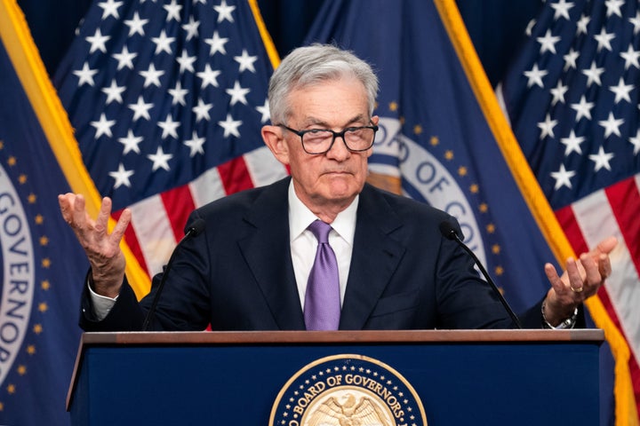 U.S. Federal Reserve Chair Jerome Powell attends a press conference in Washington, D.C., the United States, on Dec. 13, 2023. (Photo by Liu Jie/Xinhua via Getty Images)