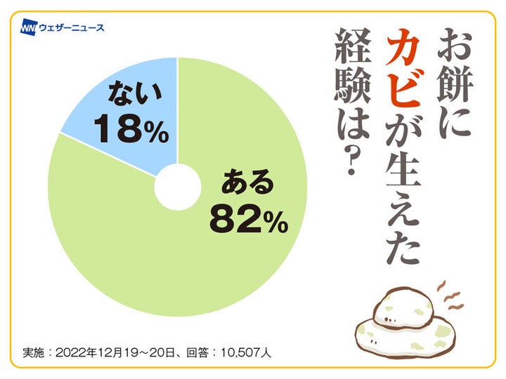 カビが生えた経験は？