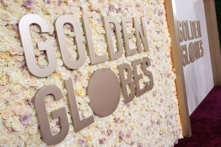 A shot of the red carpet at 81st Golden Globe Awards at the Beverly Hilton in Beverly Hills, California.