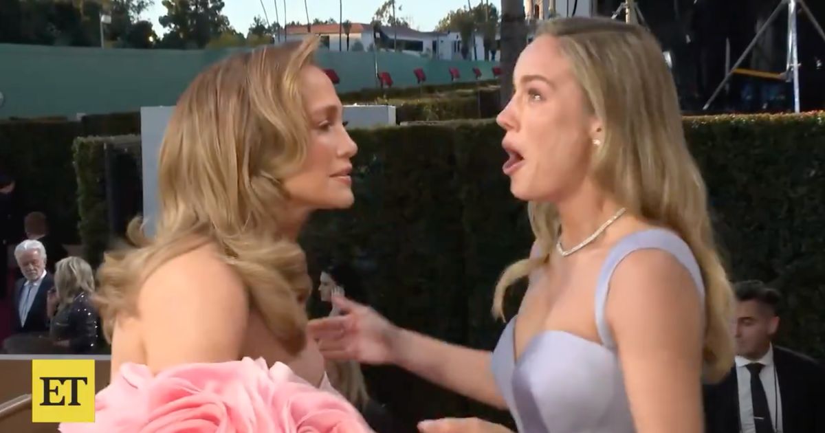 Brie Larson’s Starstruck Meltdown When Meeting Jennifer Lopez Is So Damn Pure