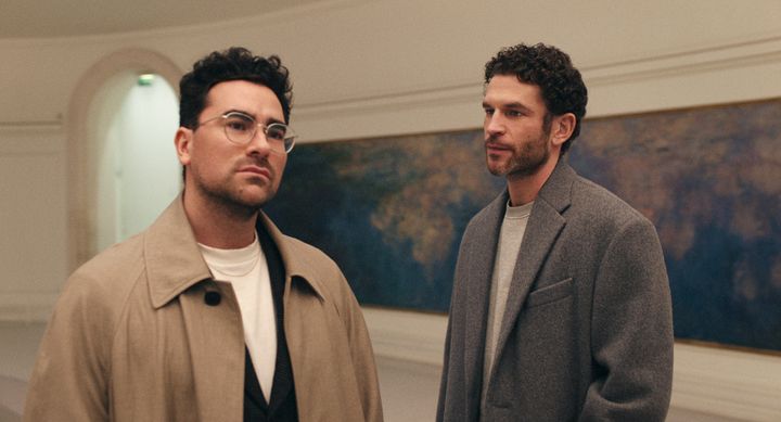 Daniel Levy (left) stars as Marc and Arnaud Valois as Theo in "Good Grief." Levy also wrote, directed and produced the film.