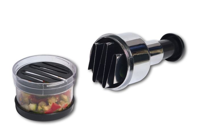 Generic vegetable choppers take up a whole lot of space in your cabinet.