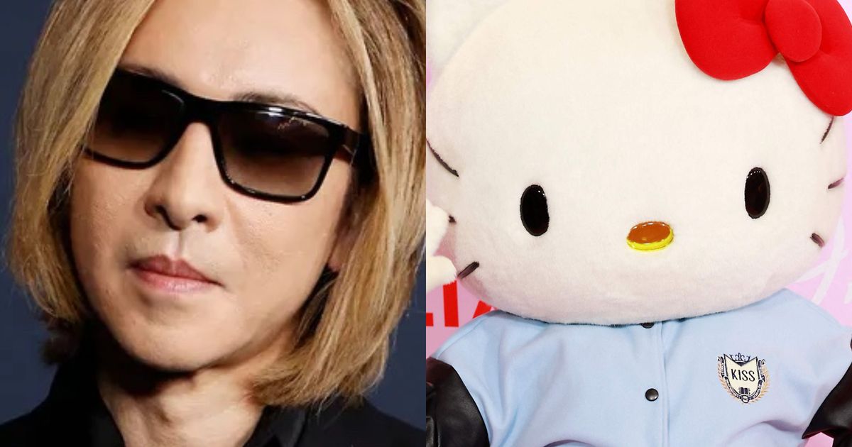 YOSHIKIさん、親友ハローキティの50周年ソングを制作決定「どんな曲調になるのか、想像できなくて楽しみ」と反響 | ハフポスト アートとカルチャー