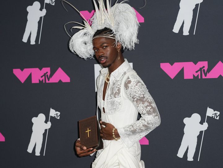 Lil Nas X pictured at last year's VMAs