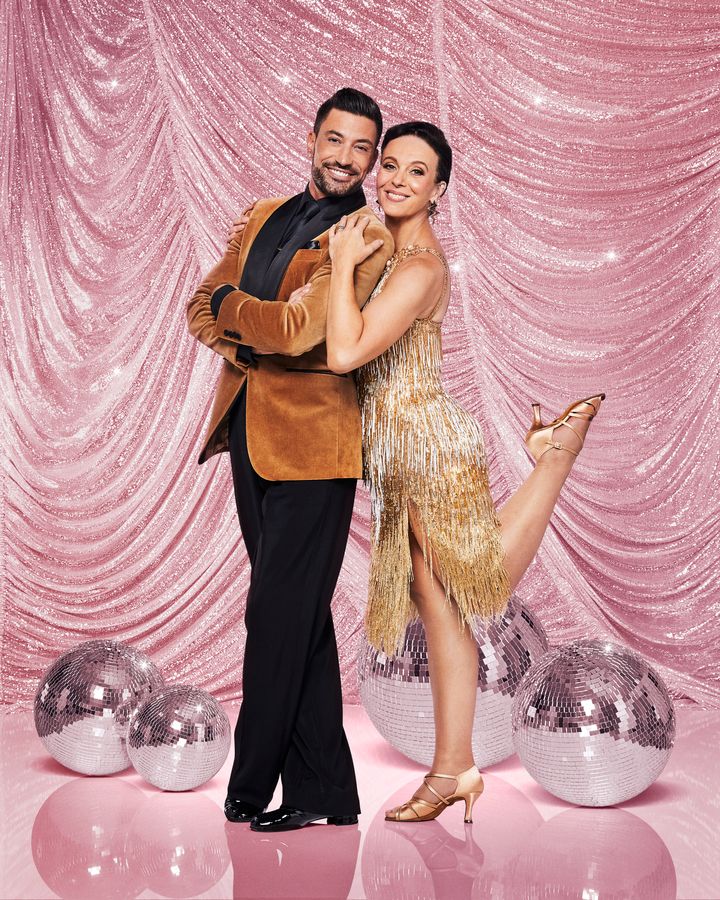 Giovanni and Amanda in their official Strictly press photo