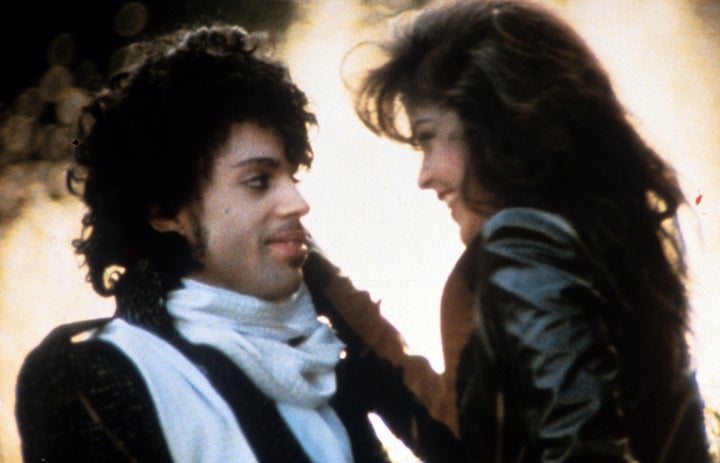 Prince, left, and Apollonia Kotero in the 1984 film "Purple Rain."