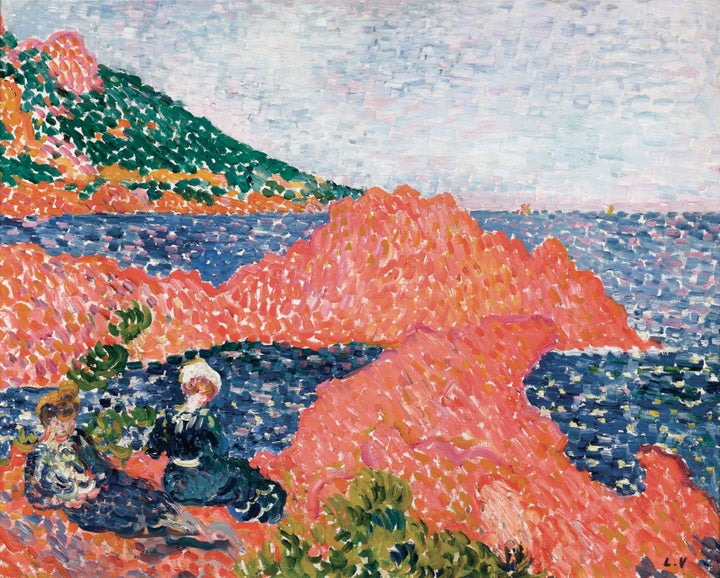 Louis Valtat (1869-1952), Οι κόκκινοι βράχοι στο Αγκαί, 1903. Λάδι σε καμβά | 65 × 81 εκ.