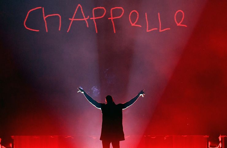 "It’s hard to suggest Chappelle hang it up when he still fills stadiums," the author writes.