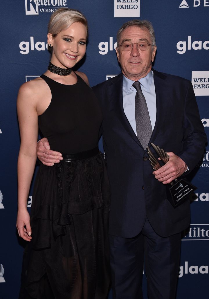 Jennifer Lawrence and Robert De Niro previously shared the screen in Silver Linings Playbook and Joy
