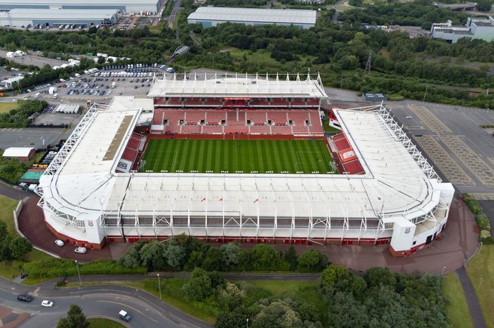 Το γήπεδο της Stoke-On-Trent στη Βρετανία που έχει έδρα η ποδοσφαιρική ομάδα της Bet365 Group Limited.