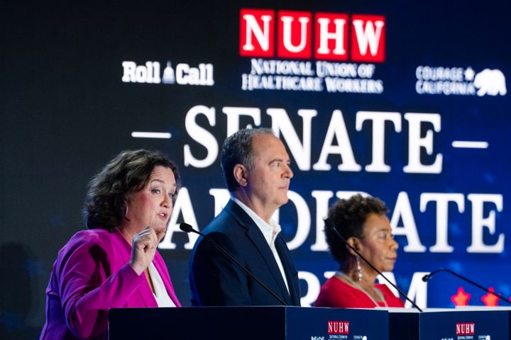 California's three major Democratic candidates for the U.S. Senate -- Reps. Katie Porter, Adam Schiff and Barbara Lee -- have all taken distinct approaches to the fighting in Israel since Hamas’ Oct. 7 attack. The question now is how much it matters to voters.