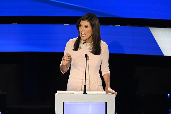 Nikki Haley said Donald Trump will have to answer for Jan. 6 as she faced Ron DeSantis Wednesday at the Republican presidential primary debate held at Drake University in Des Moines, Iowa.