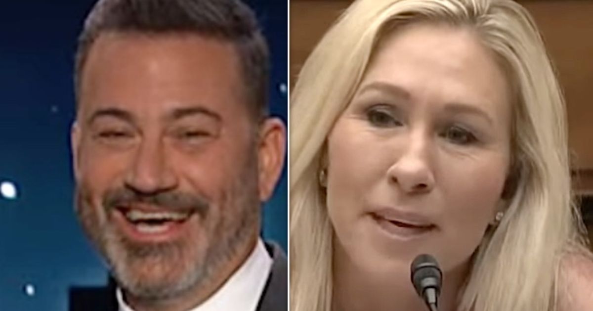 Jimmy Kimmel Burns Marjorie Taylor Greene Over Awkward 'Porn' Moment