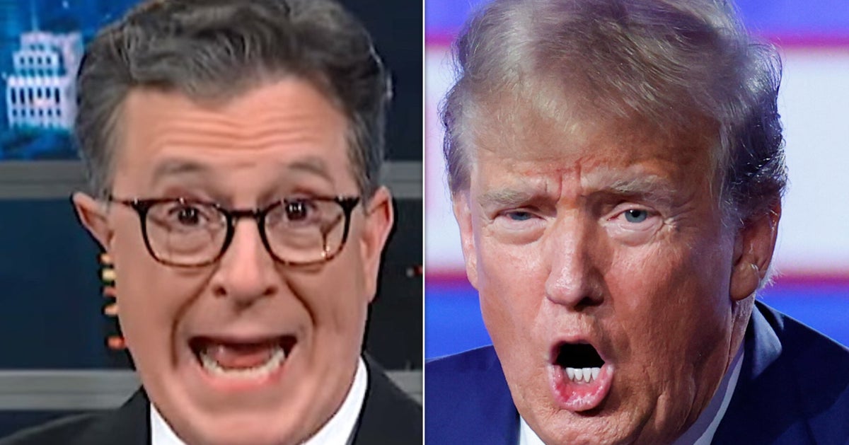 NextImg:Stephen Colbert Gives Trump Attorney Shockingly Direct 'Murder' Reality-Check