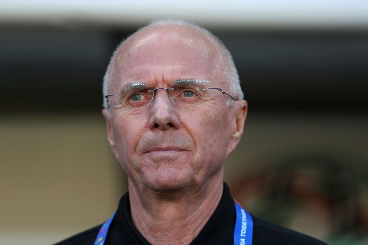 Eriksson was England’s first-ever foreign-born coach from 2001-06 after making his name winning league titles at club level with Lazio in Italy, Benfica in Portugal and IFK Gothenburg in his native Sweden.