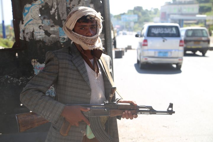 A Houthi militant in 2014.