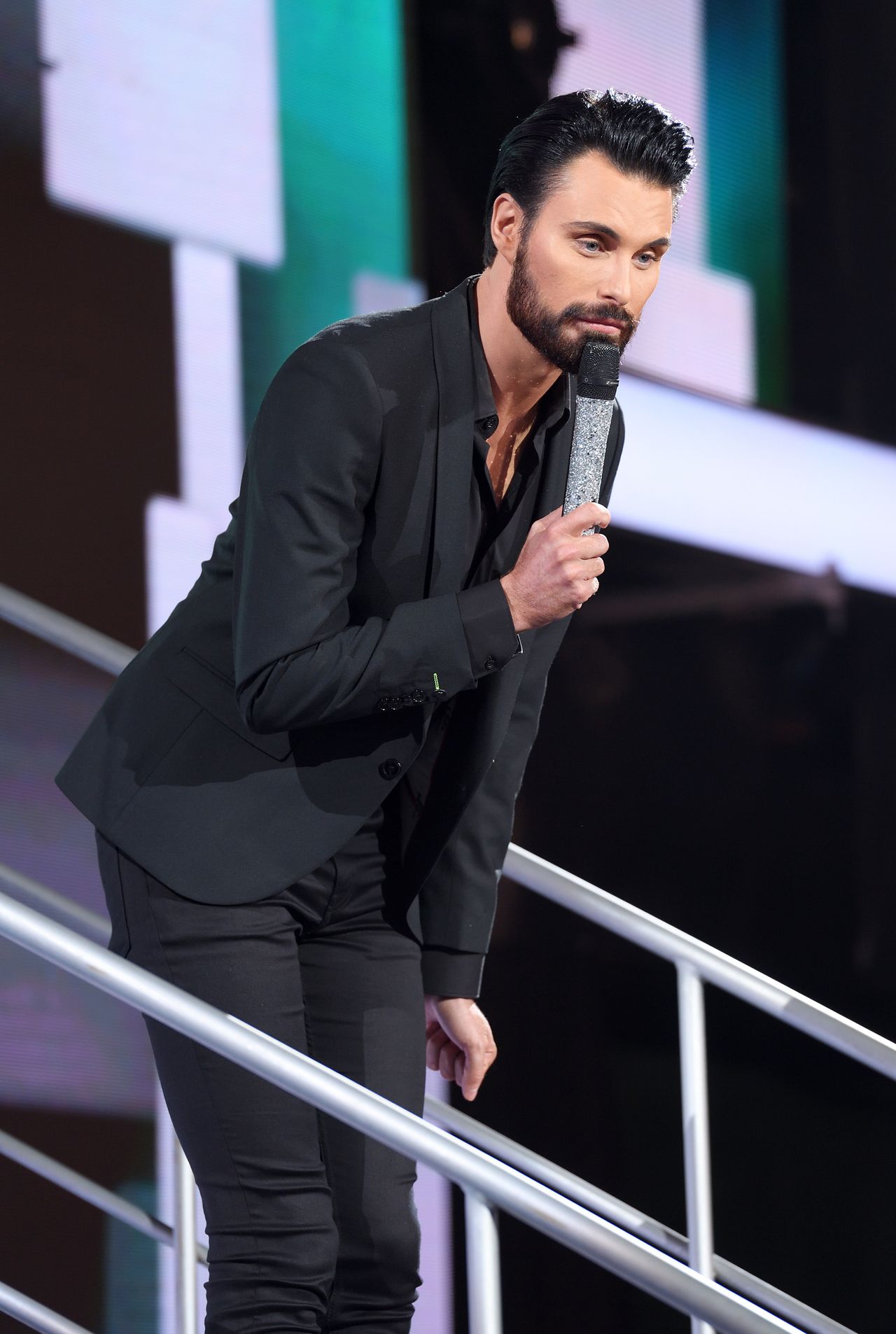 Rylan outside the Celebrity Big Brother house in 2018