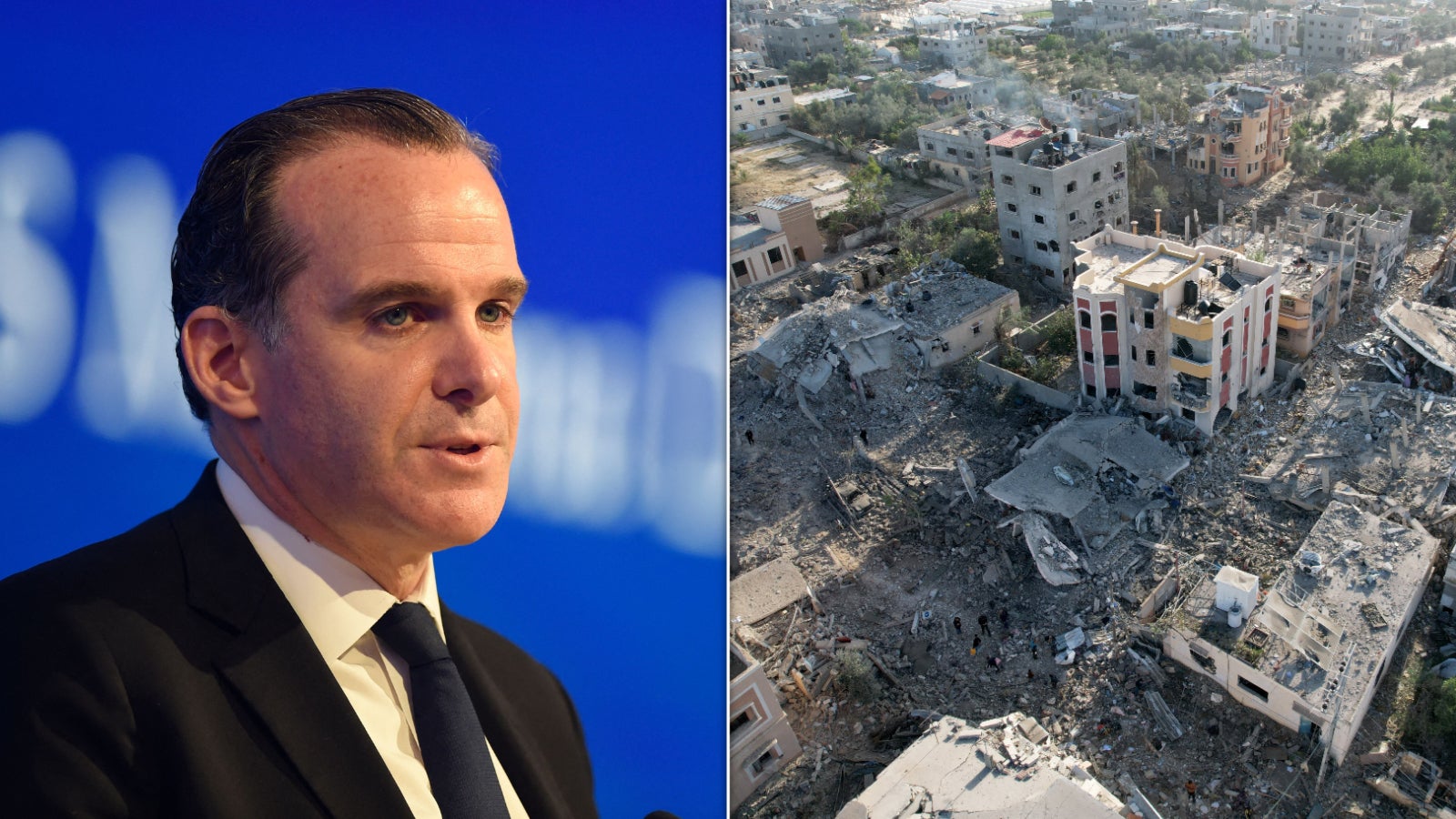 Brett McGurk | Gaza rubble