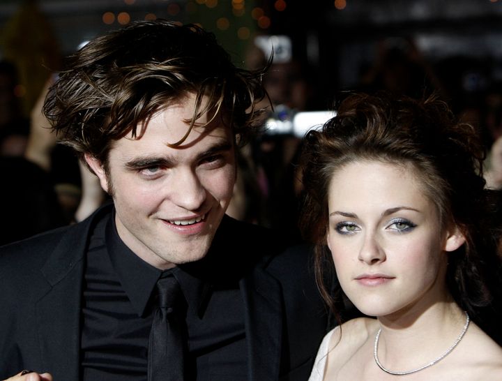 Robert Pattinson and Stewart at the "Twilight" premiere in 2008.