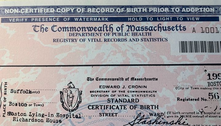 The author's original birth certificate provided some answers but little knowledge.