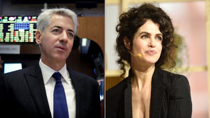 Bill Ackman, left, and former MIT professor Neri Oxman.