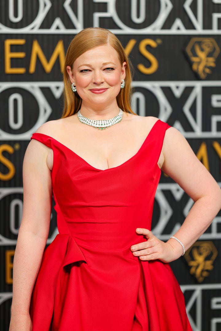 "Succession" star Sarah Snook. 