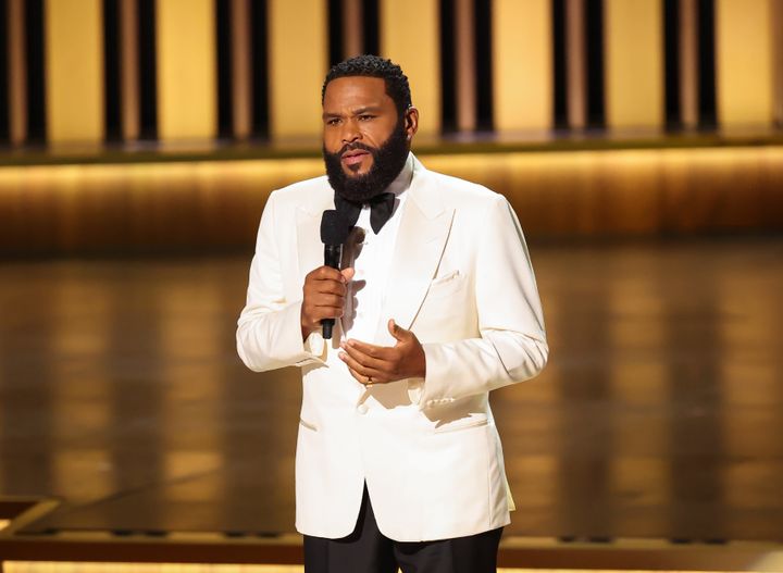 Anthony Anderson was a crowd-pleaser at the 75th Emmy Awards on Monday.