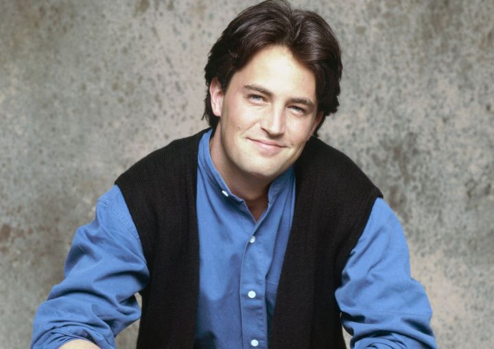 Matthew Perry as Chandler Bing in the first season of Friends