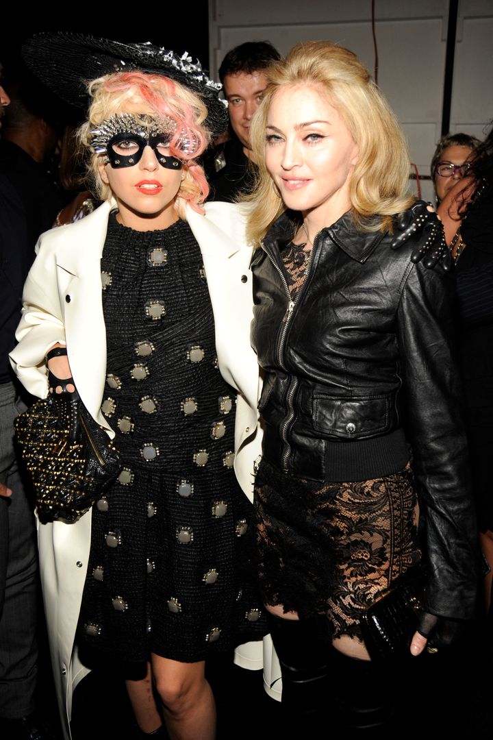Lady Gaga and Madonna pictured together in 2009