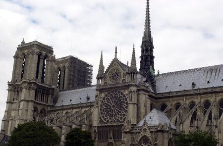 パリのノートルダム大聖堂の外観（2017年）