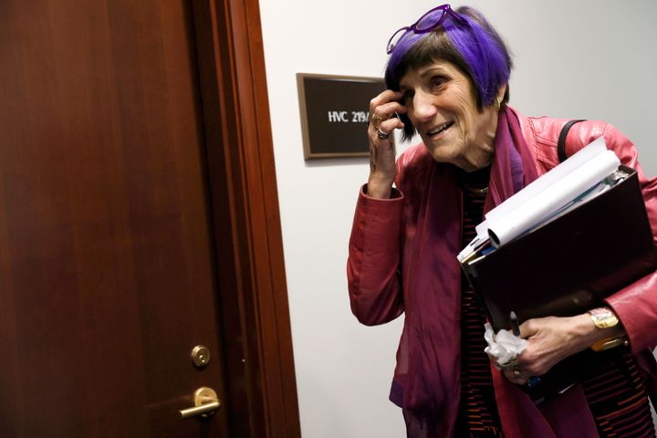Rep. Rosa DeLauro (D-Conn.) is skeptical of a child tax credit expansion that's part of a business tax deal with Republicans. 