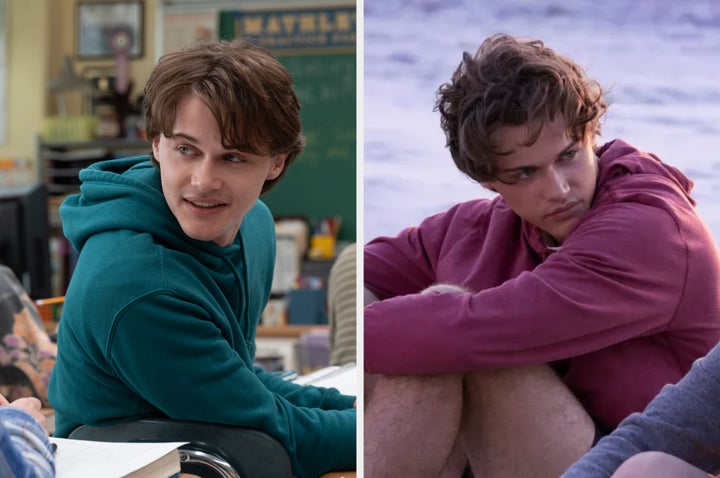 Christopher Spivey in Mean Girls (left) and The Summer I Turned Pretty (right)