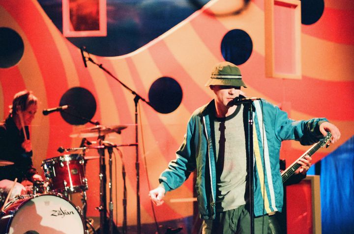Gregg Alexander performing with New Radicals in 1999