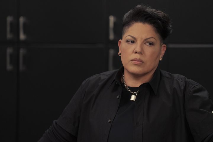 Sara Ramírez in character as Che Diaz in And Just Like That